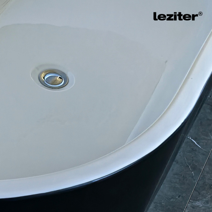 Leziter Cadă de baie independentă Still neagră [6]