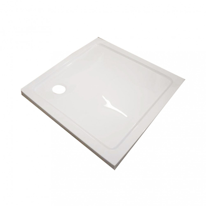 Leziter Cădiță de duș acrilică joasă pătrată Modena Slim 90x90 cm [4]