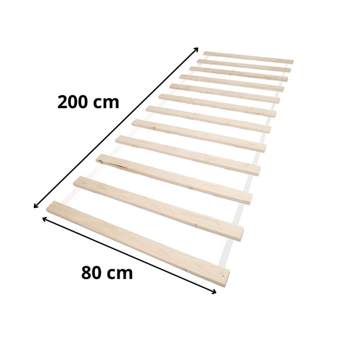 Leziter Cadru de pat drept 80x200 cm [2]