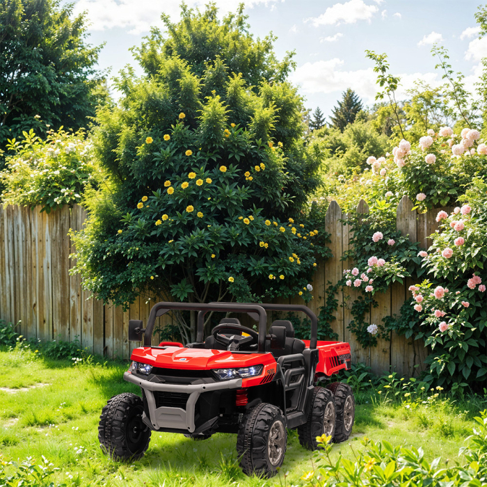 Leziter Camion electric cu platformă roșie [2]