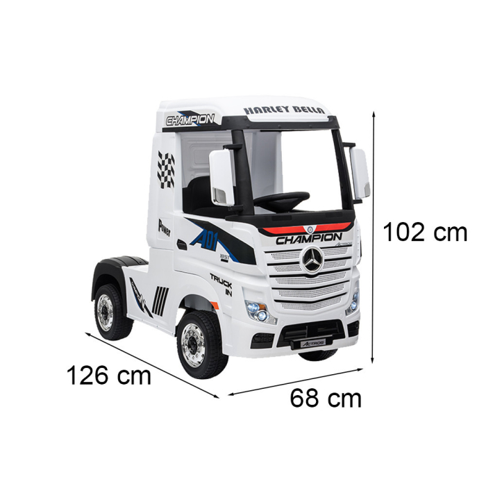 Leziter Camion electric Mercedes alb [3]