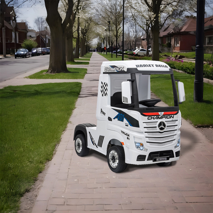 Leziter Camion electric Mercedes alb [2]