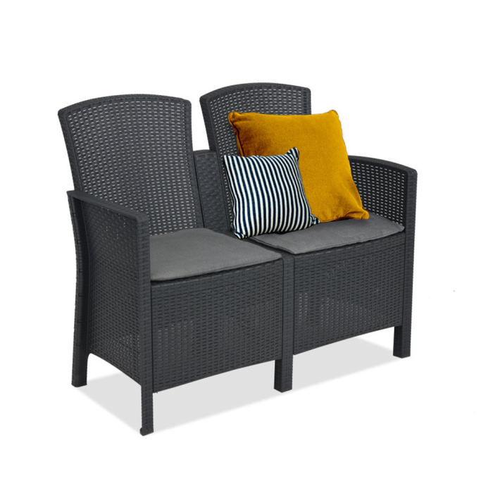 Leziter Canapea de grădină Lima cu 2 locuri [7]