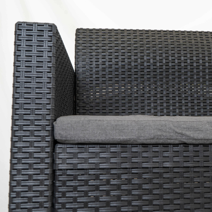 Leziter Canapea de grădină Nero cu 3 locuri [8]