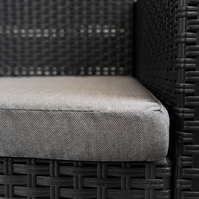 Leziter Canapea de grădină Nero cu 3 locuri [9]