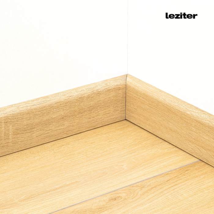 Leziter Cant de podea din vinil SPC, stejar Campo, 2400x60x12 mm [4]