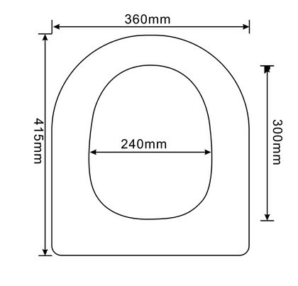 Leziter Capac de toaletă Paulo cu închidere silențioasă [4]