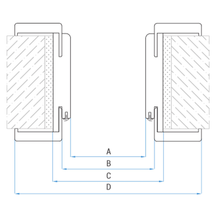Leziter Carcasă decorativă lemn de nuc primo 100/14-16 stânga [4]