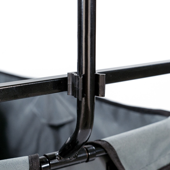 Leziter Cărucior de plajă pliabil de grădină gri [5]