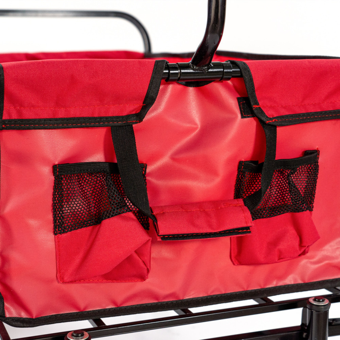 Leziter Cărucior de plajă pliabil de grădină roșu [7]