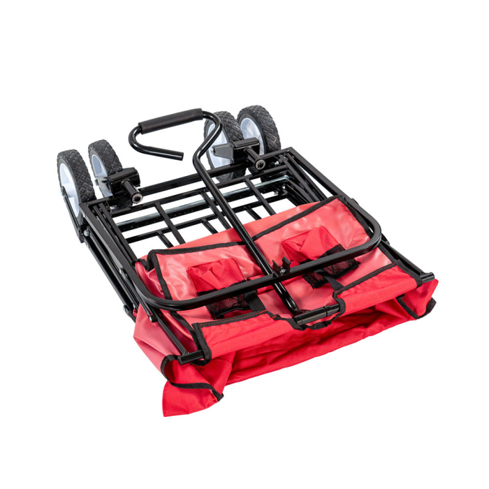 Leziter Cărucior de plajă pliabil de grădină roșu [4]