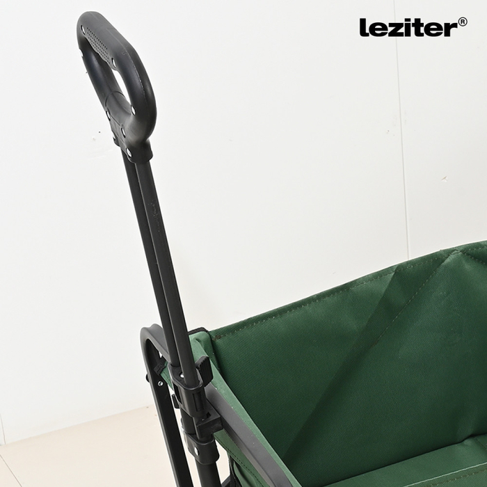 Leziter Cărucior de plajă pliabil standard de grădină cu masă verde [6]