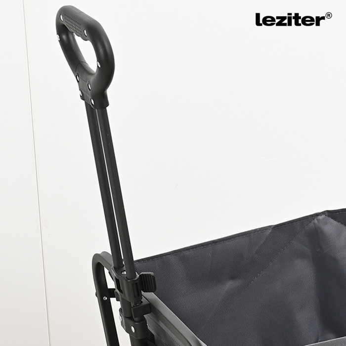 Leziter Cărucior de plajă pliabil standard pentru grădină, gri [5]