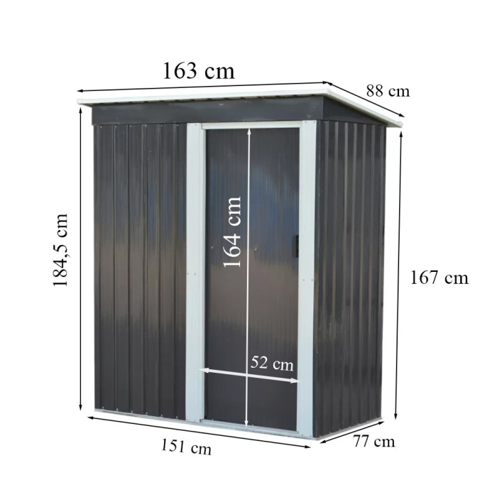Leziter Casă de depozitare a uneltelor de grădină Montana 3x5 [3]