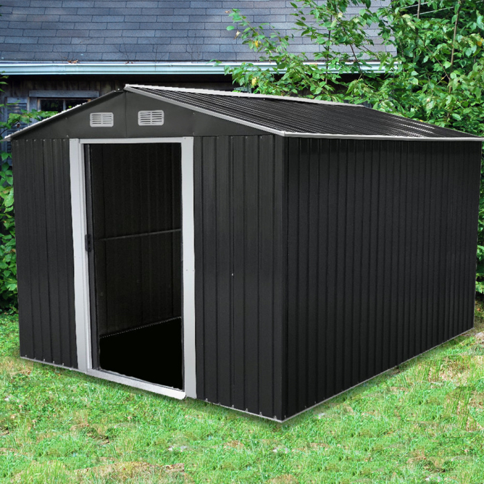 Leziter Casă de depozitare a uneltelor de grădină Ohio 10x8 [2]