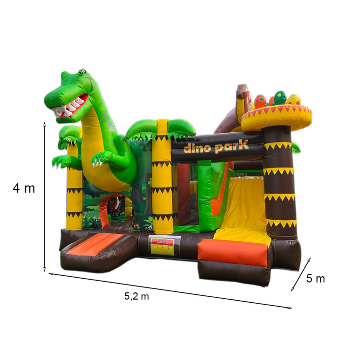 Leziter Castel gonflabil cu dinozauri 5,2x5x4m [3]