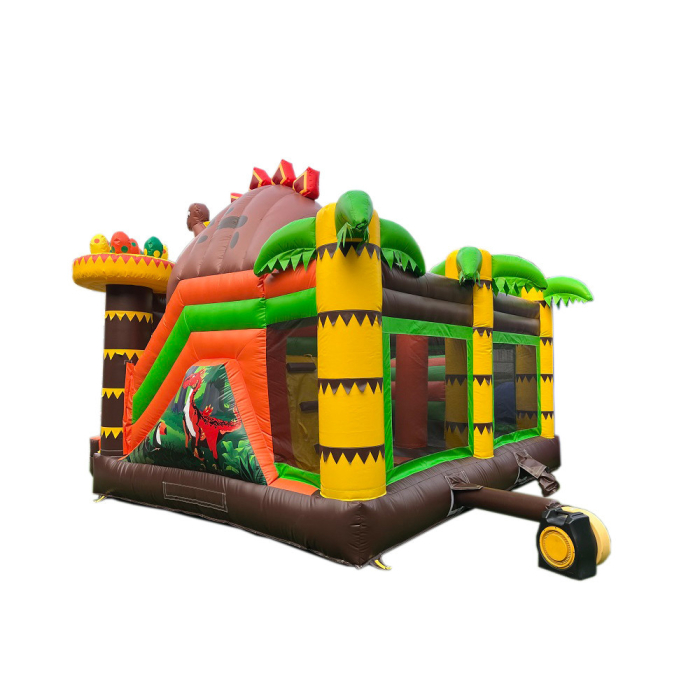 Leziter Castel gonflabil cu dinozauri 5,2x5x4m [2]