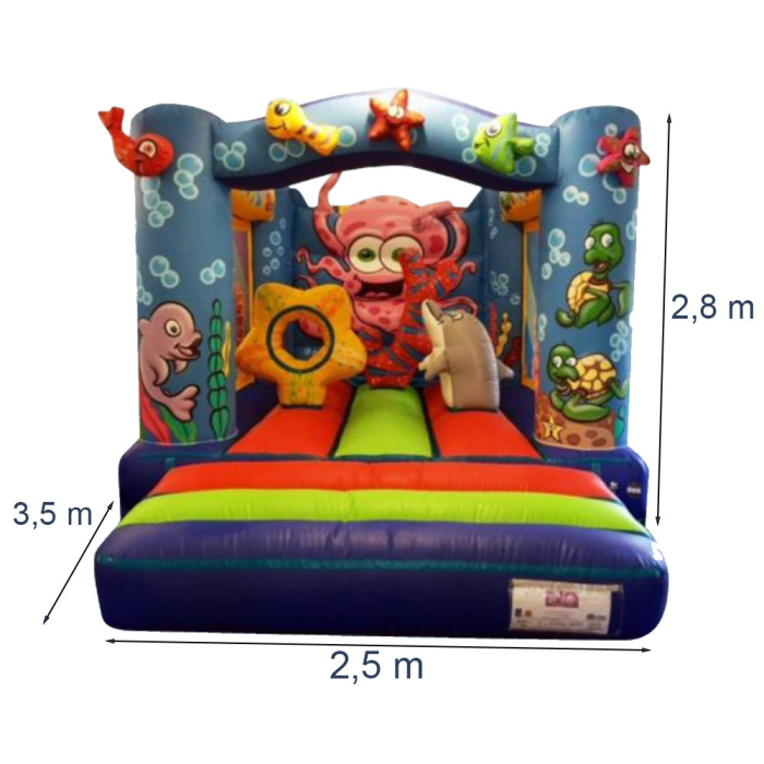 Leziter Castel gonflabil SeaWorld 3,5x2,5x2,8m [2]