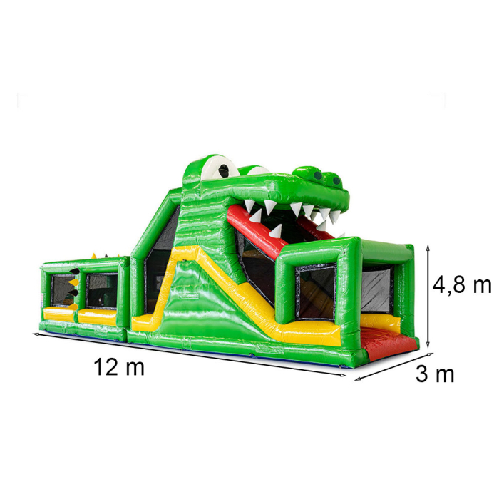 Leziter Castel săritor cu crocodili 12x3x4.8m [3]