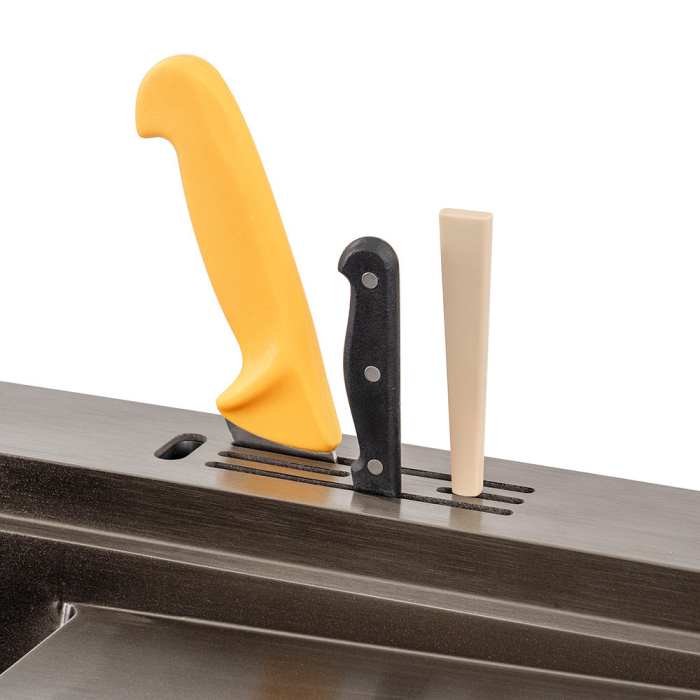 Leziter Chiuvetă Dahlia IV din oțel inoxidabil [10]