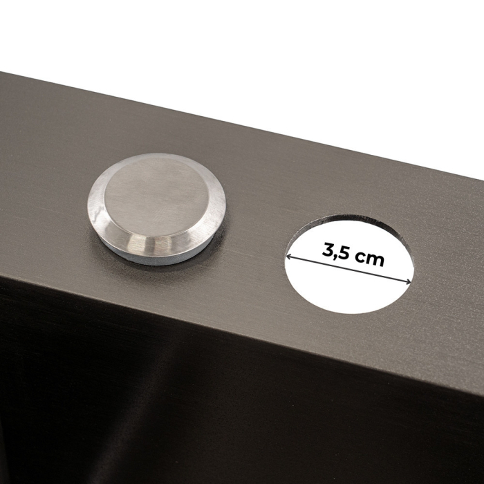 Leziter Chiuvetă din oțel inoxidabil Daisy [7]