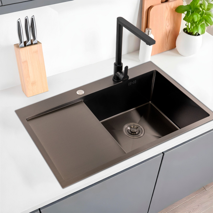 Leziter Chiuvetă din oțel inoxidabil Daisy [2]