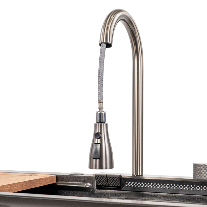 Leziter Chiuvetă din oțel inoxidabil Rose [9]