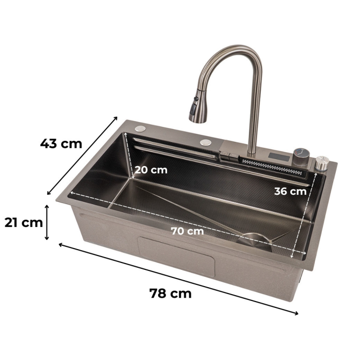 Leziter Chiuvetă din oțel inoxidabil Rose [3]