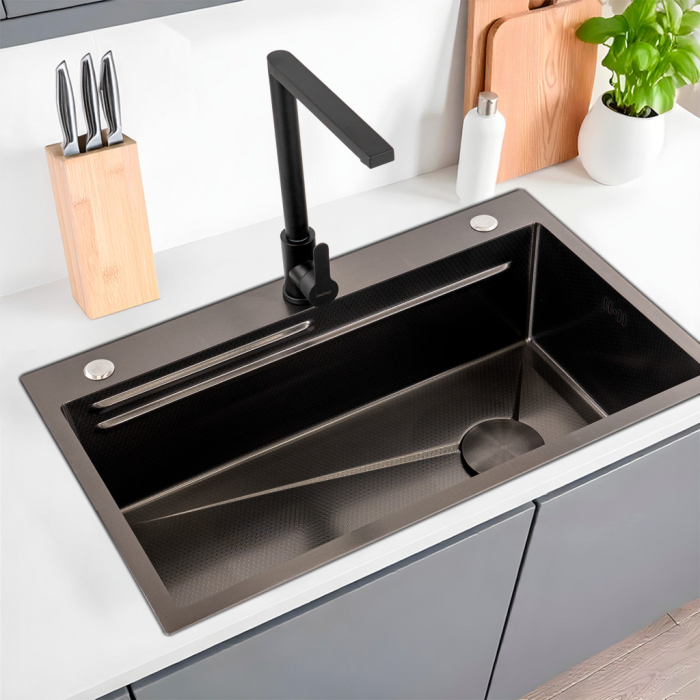 Leziter Chiuvetă Holly din oțel inoxidabil [2]