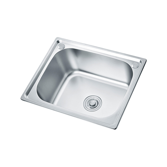 Leziter Chiuvetă pătrată Mont din oțel inoxidabil cu o singură cuvă [4]