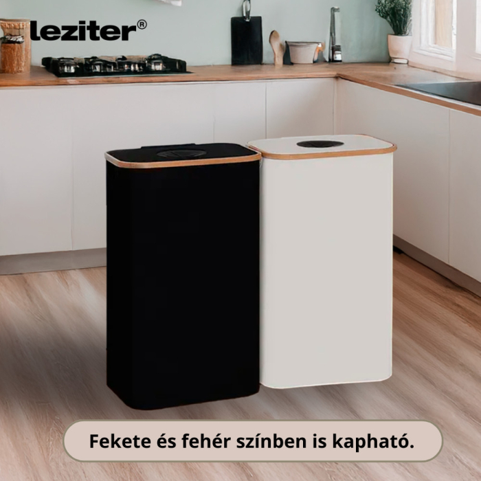 Leziter Colector selectiv de sticle 100l alb [5]