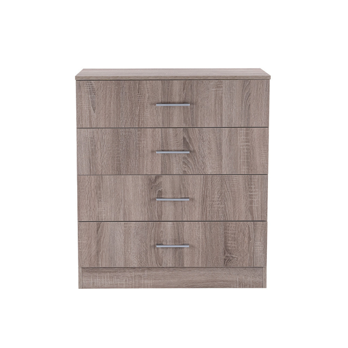 Leziter Comodă Miami cu 4 sertare 80x92 cm stejar York-stejar York [4]