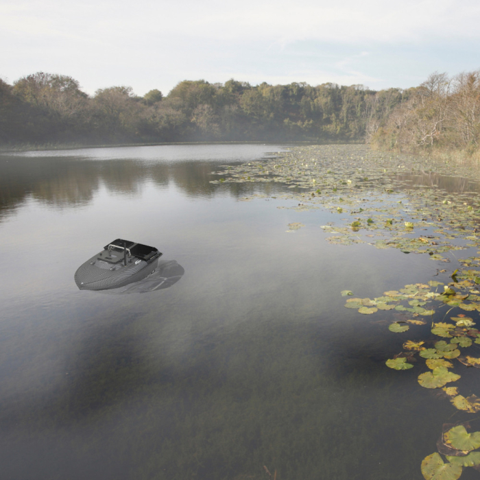 Leziter Compartiment dublu pentru hrănire cu ejector lateral pentru barcă, carbon [3]