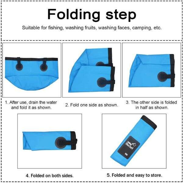 Leziter Compaxy 12 litri găleată de pescuit ușoară [4]