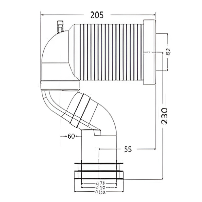 Leziter Suport S pentru toalete verticale și monobloc [2]