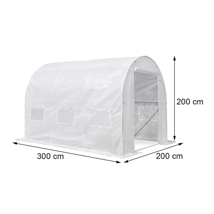 Leziter Cort din folie 200x200x300 cm fără cadru [2]