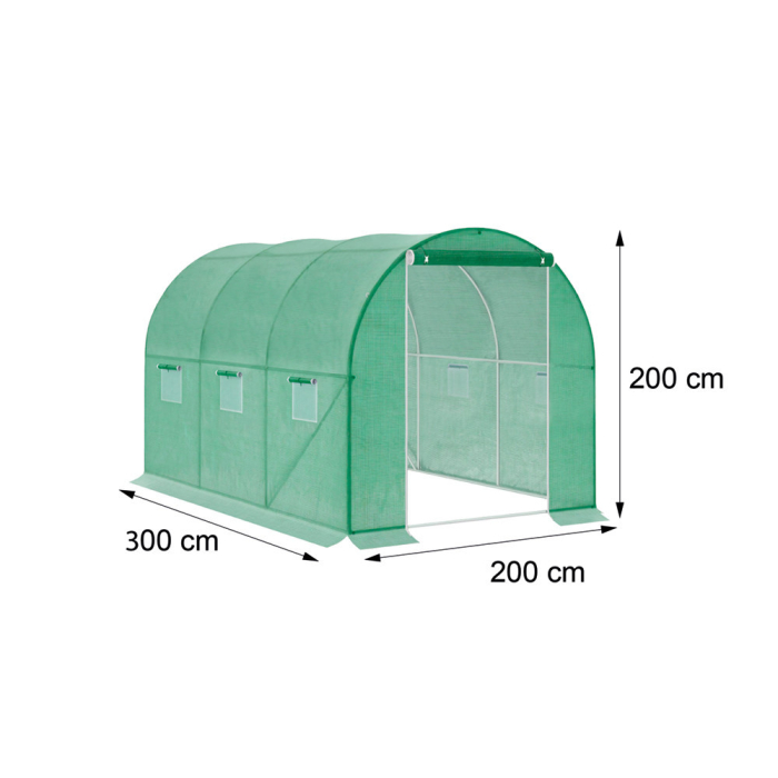 Leziter Cort din folie 200x200x300 cm fără cadru [2]