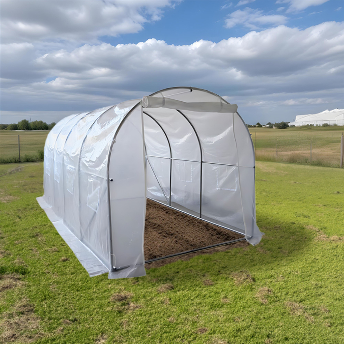 Leziter Cort din folie 200x250x400 cm, cadru din folie [3]