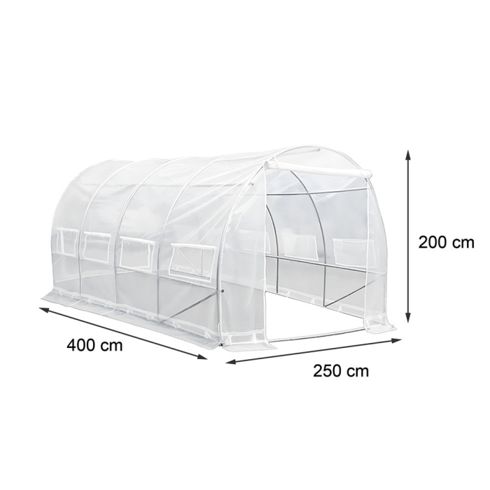 Leziter Cort din folie 200x250x400 cm cu cadru din folie ranforsată [2]