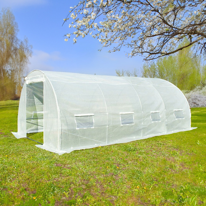 Leziter Solar gradina 200x300x450 cm, alb (cadru ranforsat + folie) [3]