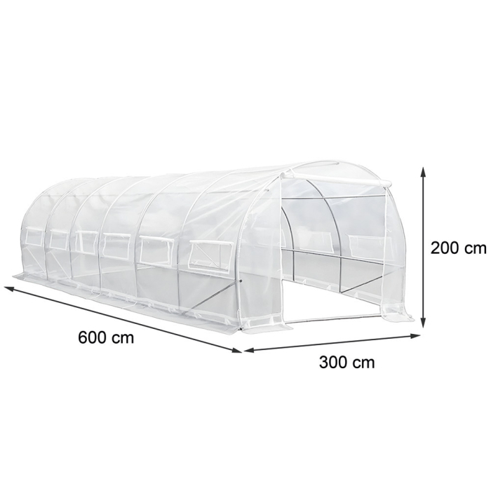 Leziter Cort din folie 200x300x600 cm cu cadru din folie ranforsată [2]