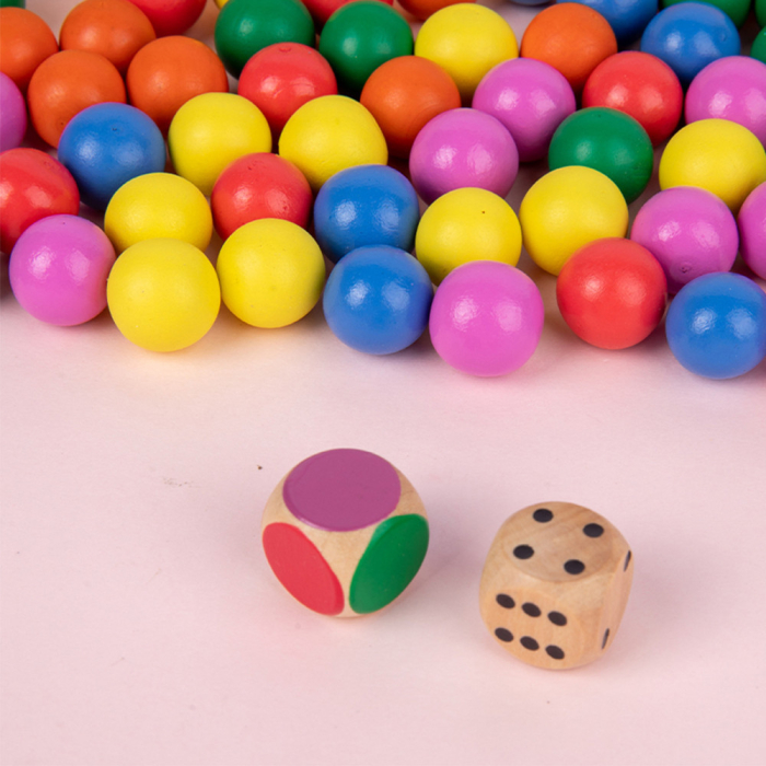 Leziter Culori, numere, jucărie de dezvoltare Montessori din lemn [5]