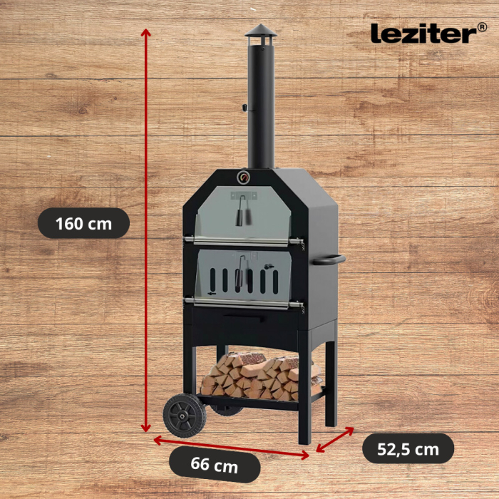 Leziter Cuptor mobil Fornello cuptor pizza [3]