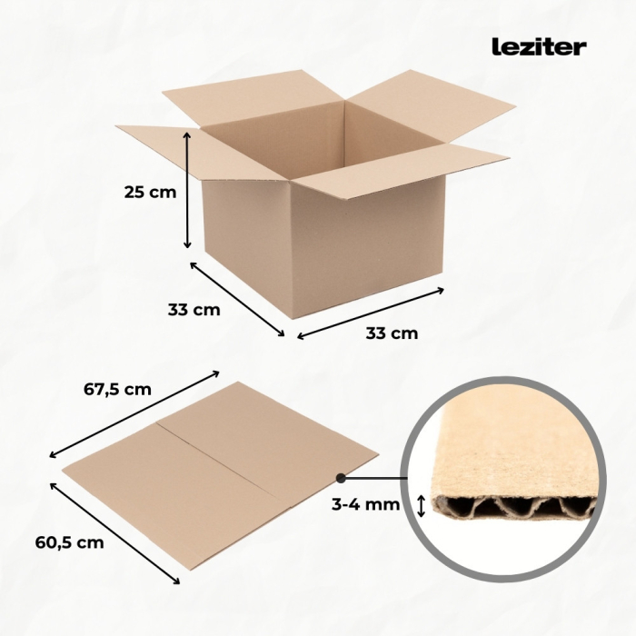 Leziter Cutie de carton 33x33x25 cm [2]
