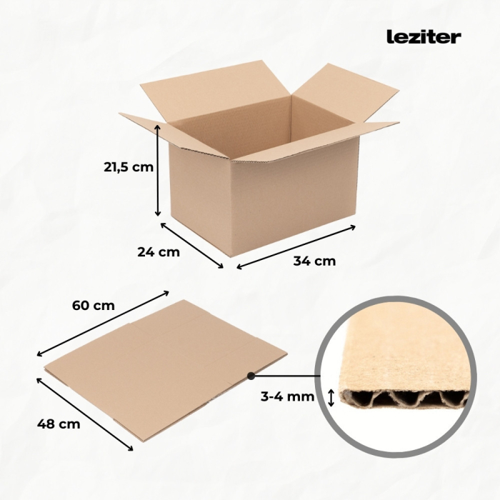 Leziter Cutie de carton 34x24x21,5 cm [2]