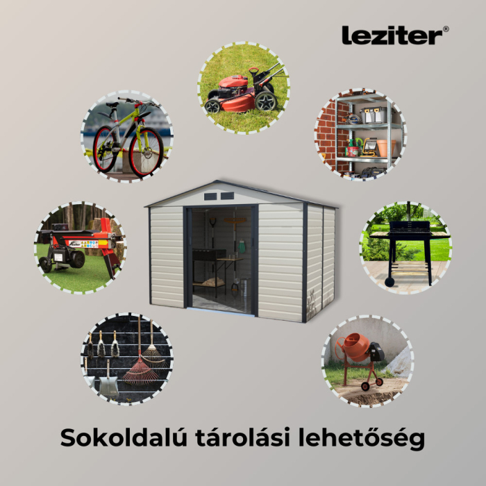Leziter Depozit pentru unelte de grădină Kansas 277x195 cm [4]