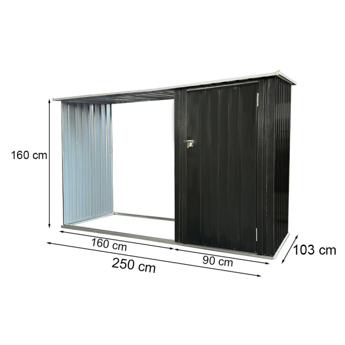 Leziter Depozitare grădină Fargo 249x160x103 cm [3]