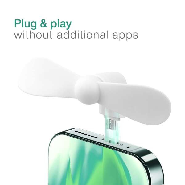 Leziter Digifan Mini ventilator USB portabil pentru mobil [3]