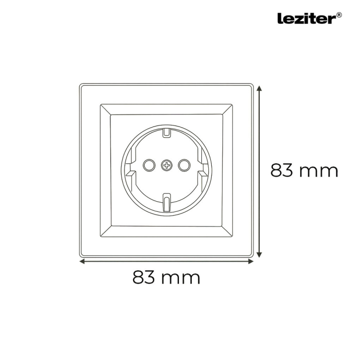 Leziter Dop Nova cu cadru alb [3]