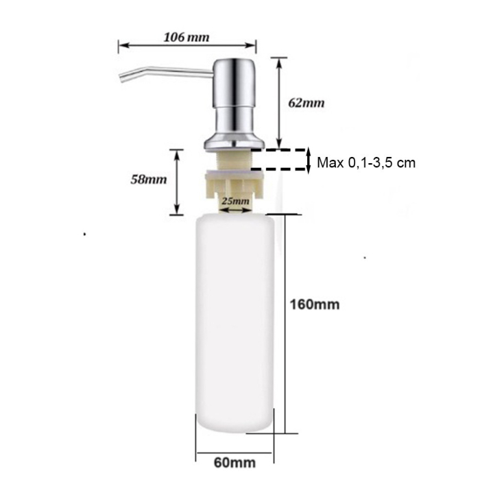 Leziter Distribuitor de lichid de spălat vase [3]